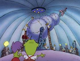 Screenshots from the 1996 Games Animation cartoon Wacky Delly