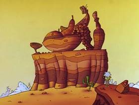 Screenshots from the 1996 Games Animation cartoon Wacky Delly