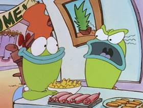 Screenshots from the 1996 Games Animation cartoon Wacky Delly