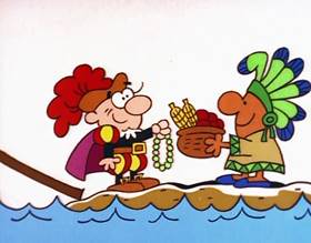 Screenshots from the 1996 Focus Design, Inc. cartoon This For That