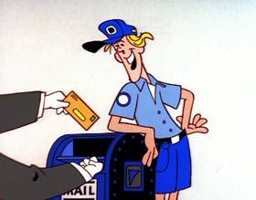 Screenshots from the 1996 Focus Design, Inc. cartoon The Check