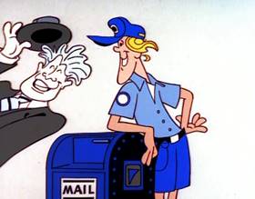 Screenshots from the 1996 Focus Design, Inc. cartoon The Check