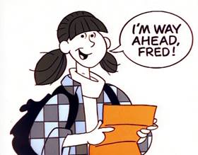 Screenshots from the 1996 Focus Design, Inc. cartoon The Check