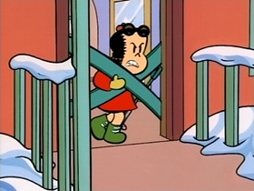 Screenshots from the 1996 CINAR cartoon She Flies Through The Air