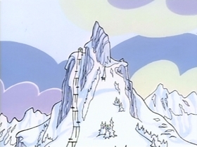 Screenshots from the 1996 CINAR cartoon She Flies Through The Air