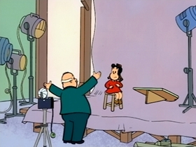 Screenshots from the 1996 CINAR cartoon Tiny Tot