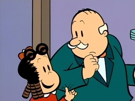 Screenshots from the 1996 CINAR cartoon Tiny Tot