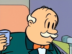 Screenshots from the 1996 CINAR cartoon Tiny Tot