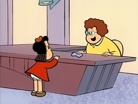 Screenshots from the 1996 CINAR cartoon Tiny Tot