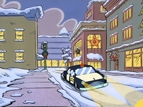Screenshots from the 1996 CINAR cartoon The Night Before Christmas