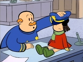 Screenshots from the 1996 CINAR cartoon The Night Before Christmas