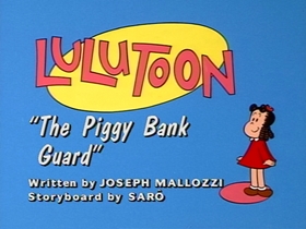 Screenshots from the 1996 CINAR cartoon The Piggy Bank Guard