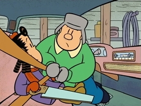 Screenshots from the 1996 CINAR cartoon Oh Christmas Tree