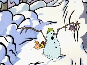 Screenshots from the 1996 CINAR cartoon Santa