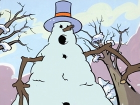 Screenshots from the 1996 CINAR cartoon Santa