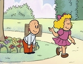 Screenshots from the 1996 CINAR cartoon Valentine