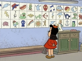 Screenshots from the 1996 CINAR cartoon Tattoos