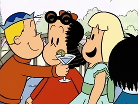 Screenshots from the 1996 CINAR cartoon Mimibur