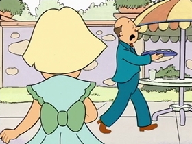 Screenshots from the 1996 CINAR cartoon Mimibur