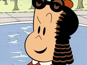 Screenshots from the 1996 CINAR cartoon Mimibur