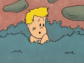 Screenshots from the 1996 CINAR cartoon Mimibur