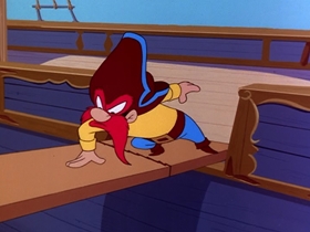 Screenshots from the 1997 Warner Bros. cartoon From Hare To Eternity