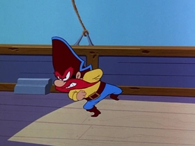 Screenshots from the 1997 Warner Bros. cartoon From Hare To Eternity