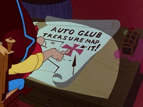 Screenshots from the 1997 Warner Bros. cartoon From Hare To Eternity