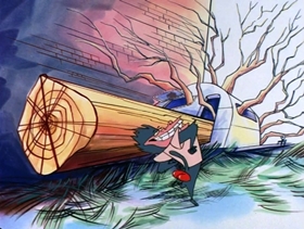 Screenshots from the 1997 Hanna-Barbera cartoon Happy Baboon Holidays