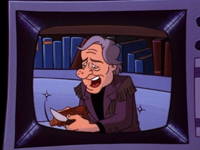 Screenshots from the 1997 Amblin Entertainment cartoon A Pinky and the Brain Halloween