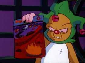 Screenshots from the 1997 Amblin Entertainment cartoon A Pinky and the Brain Halloween