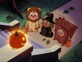 Screenshots from the 1997 Amblin Entertainment cartoon A Pinky and the Brain Halloween