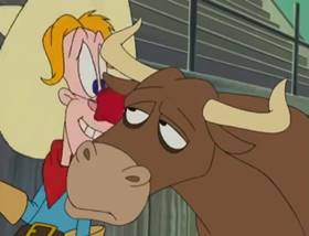 Screenshots from the 1997 DiC cartoon Rodeo, Rodeo, Where for Art Thou Rodeo?
