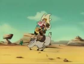 Screenshots from the 1997 DiC cartoon Rodeo, Rodeo, Where for Art Thou Rodeo?