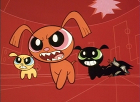 Screenshots from the 1998 Hanna-Barbera cartoon Monkey See, Doggie Do