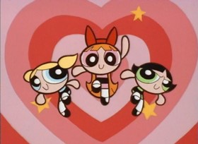 Screenshots from the 1998 Hanna-Barbera cartoon Powerpuff Bluff
