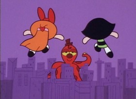 Screenshots from the 1998 Hanna-Barbera cartoon Octi Evil