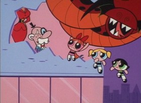 Screenshots from the 1998 Hanna-Barbera cartoon Octi Evil