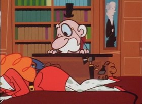 Screenshots from the 1998 Hanna-Barbera cartoon Geshundfight