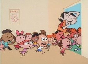 Screenshots from the 1998 Hanna-Barbera cartoon Geshundfight