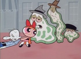 Screenshots from the 1998 Hanna-Barbera cartoon Geshundfight