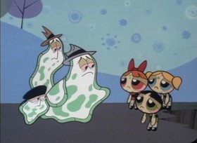 Screenshots from the 1998 Hanna-Barbera cartoon Geshundfight