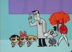 Screenshots from the 1998 Hanna-Barbera cartoon Geshundfight