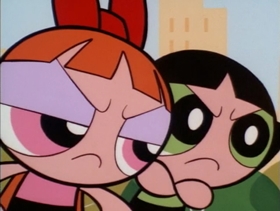 Screenshots from the 1998 Hanna-Barbera cartoon Buttercrush