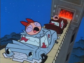 Screenshots from the 1998 Hanna-Barbera cartoon Buttercrush