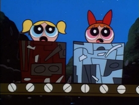 Screenshots from the 1998 Hanna-Barbera cartoon Buttercrush