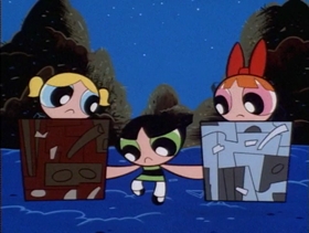 Screenshots from the 1998 Hanna-Barbera cartoon Buttercrush