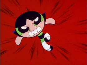 Screenshots from the 1998 Hanna-Barbera cartoon Buttercrush