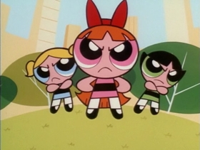 Screenshots from the 1998 Hanna-Barbera cartoon Buttercrush