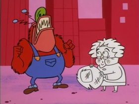 Screenshots from the 1998 Hanna-Barbera cartoon Fuzzy Logic